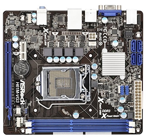 ASRock H61M-VG3 Micro ATX LGA1155 Motherboard (H61M-VG3